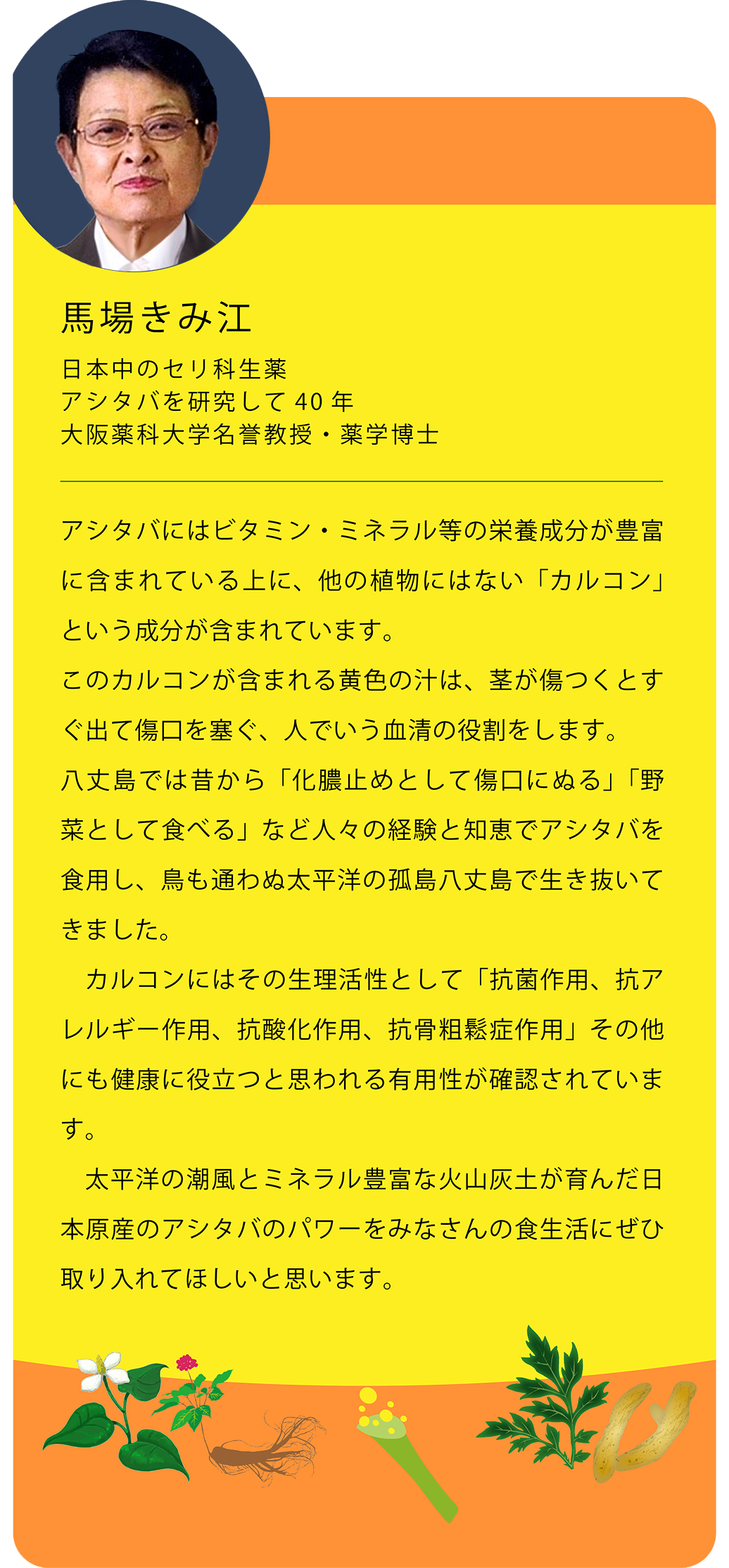 大阪薬科大学名誉教授/薬学博士 馬場きみ江