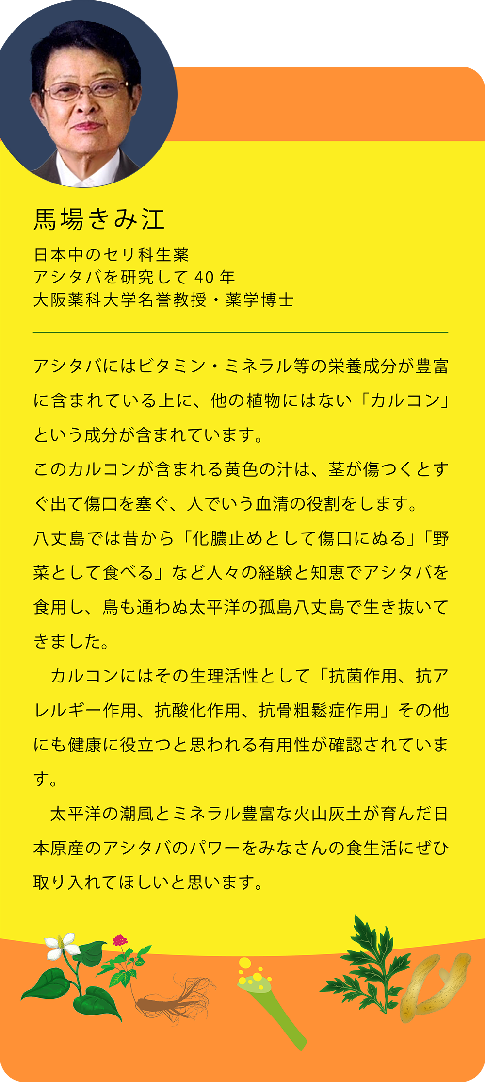 アシタバの生命力をスムージーにしました。